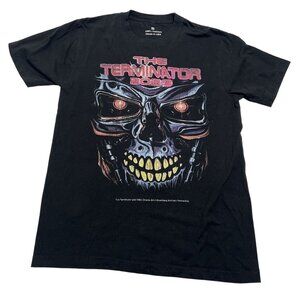 Vintage The Terminator 2029 PC Game Graphic T-Shirt in Black
